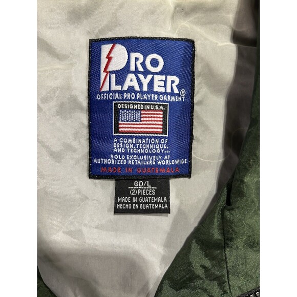 VTG Green Bay Packers Pro Player NFL Experience Full Zip Wind Breaker Size L P2 - Picture 11 of 13
